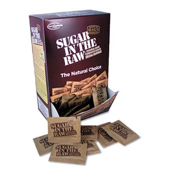 Unrefined Sugar Made From Sugar Cane, 200 Packets/Box5