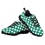 Teal and White Polka Dot