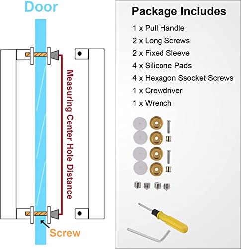 Poignée porte coulissante vintage double face : fixez enfin vos portes lourdes - 7