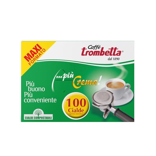 Caffè Trombetta In Cialda ESE, Più Crema - Confezione da 100 Cialde
