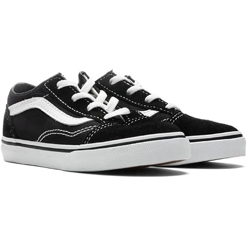Vans Toddler's Old Skool, Black/True White, Size 4 Toddler