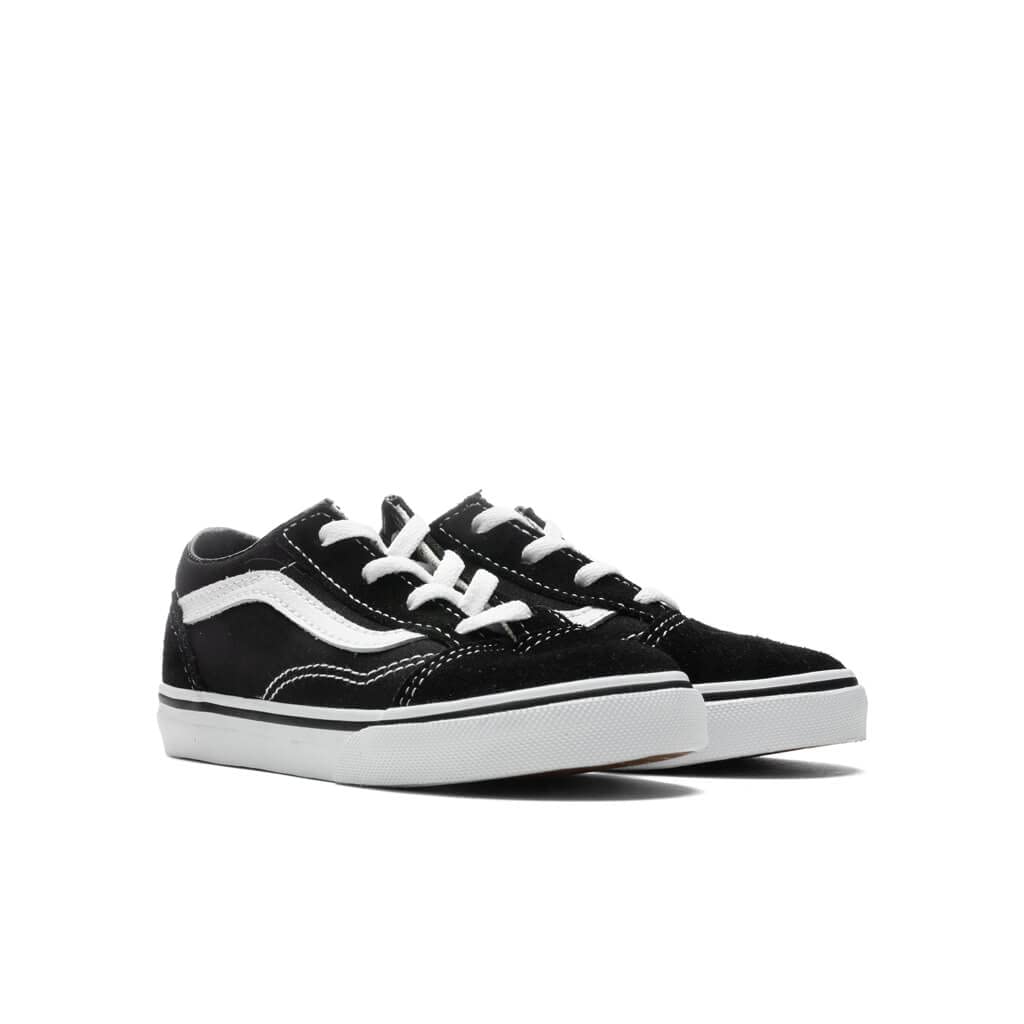 VansToddler Old Skool V Black/True White Toddlers 4
