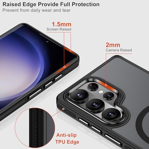 Image of MALEWOLF Magnetic Case for Samsung Galaxy S26 Ultra, Slim Matte Cover