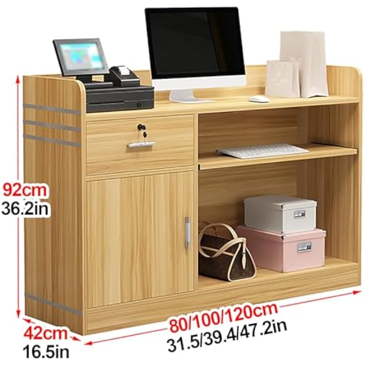 BYJSJY Retail Checkout Counter Table, Cashier Front Desk India | Ubuy