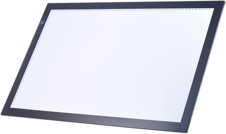 Irfora A2 LED Light Box Copyboard Tracing Pad Drawing Table with Smart Memory Function, EyeProtecting Stepless Control Board for Architectural Calligraphy, Ideal for Crafting, Hobbyists