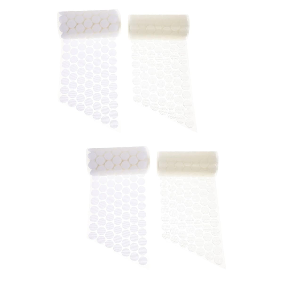 SEWACC 1000pairs Self-Adhesive Round Dot Stickers White Sticky Tapes for Home Office Boys and Girls Rooms Strong Adhesion Easy to Remove for Smooth