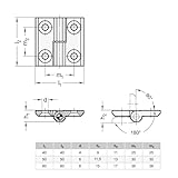 Zoom IMG-1 ganter normelemente cerniere sospese in
