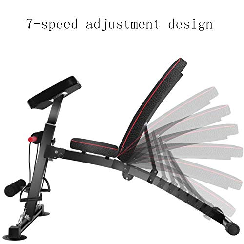 COLOM Weight Bench Adjustable Weight Bench-Utility Gym Bench for Full Body Workout, Multi-Purpose Foldable Incline Decline Benchs Weight Bench Adjustable