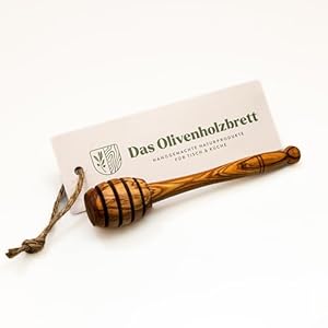 Das Olivenholzbrett Olivenholz Honiglöffel Honigspirale