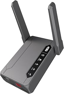 CSG m106 Pro 4G LTE Cat 12 Gateway Business or Home Router | Verizon Compatible | Dual-Sim | 5,000mAh Backup Battery | Cloud Portal | Connect Up to 32 Devices | Portable & Fixed Wireless Internet