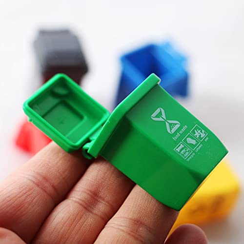 F Fityle 5 Pezzi Simualtion Mini Miniatura Cestino...