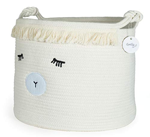 Woven Baby Basket for Nursery - Cute