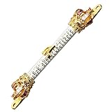 Decoración de puerta: el diseño retro de mezuzá es muy especial y decorativo, adecuado para la decoración lateral de la puerta del hogar, bendición de la puerta judía para el hogar