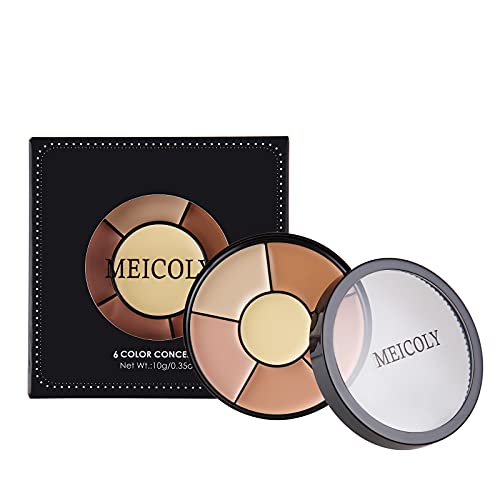 Meicoly 307307 6 Shades High Coverage Concealer,Tattoo Cover Palette,Cover Bruises thumb #1