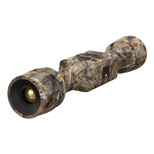 ATN MossyOak Thor LT Ultra Light Thermal Hunting Camouflage Scope w/ 60Hz Thermal Sensor, One Shot Zero, 10hrs+ Battery Power (320x240, 3-6x Break-Up Country) - theOpticGuru
