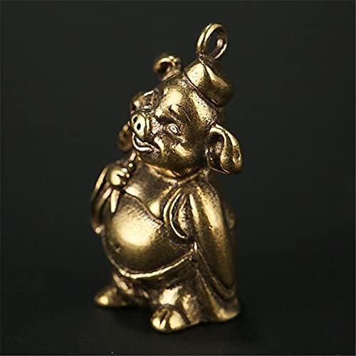 Miniatura 6 de Figuras chinas de la fortuna de Fengshui, mini estatua de latón, figuras de latón, mascotas de escritorio, mini estatuilla 3D de animales de