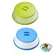 Tapa para Microondas,2 Piezas Tapa Plegable para Microondas,Tapa de Salpicaduras de Microondas,para Frutas y Verduras,Calentamiento por Microondas y Cocción a Prueba de Salpicaduras(Verde,Azul)