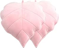 Vista 5 de Cyprinus Carpio Cojín de almohada para el hogar en forma de hoja 3D, almohada lumbar para el hogar, almohada decorativa para el hogar, paquete de 2