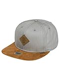 Snapbackverschluss Djinns Snapback Cap 6P SB Linen Dark Brown, Size:ONE Size