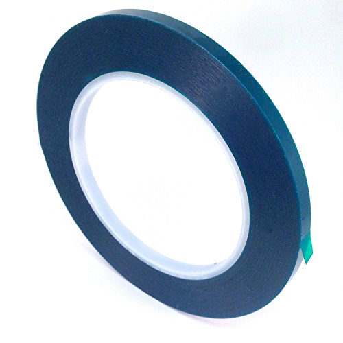 Image of High Temp Masking Supply 1 /4 inch x 72 Yards 400ºF Green Polyester PET Tape