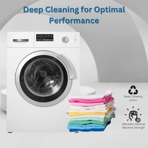 Image of Washing Machine Drum Cleaner Afresh Original 300gm Descal Washing machine Lavender Fragrance Drum cleaning powder Compatible For Samsung Front Load and Top Load,