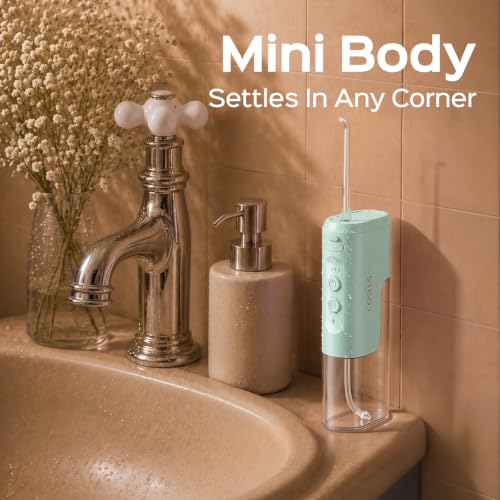 Image of COSLUS T40 Mini Water Flosser for Travel, Portable Compact Design