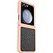 OtterBox Galaxy Z Flip5 Thin Flex Series Case - Sweet Peach (Clear), Ultra-Slim, Hard Case with Soft Edges, 5G and Wireless Charging Compatible