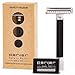 Parker Variant Adjustable Double Edge Safety Razor and 5 Premium Blades - (Metallic Graphite)