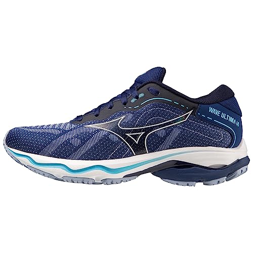 Ultra stabile Mizuno Donna Wave Ultima 14 Running, Bdepths Bianco Acquario, 39 EU