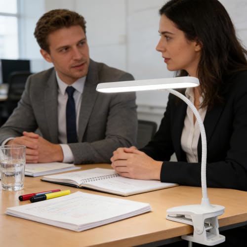 Lámpara de escritorio con abrazadera para iluminación de interior en casa 3