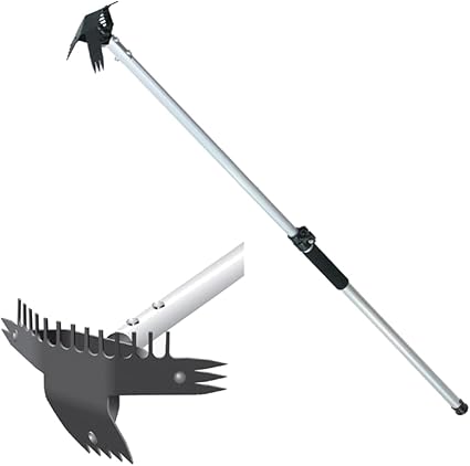 Amazon Co Jp 草抜き機 鍬 雑草 草ぬき 道具 長柄 伸縮式 アルミ 日本製 立ったまま草取りができます Diy 工具 ガーデン