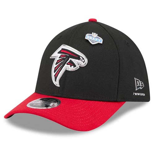 New Era Men's Black/Red Atlanta Falcons 2026 NFL Draft 39THIRTY M-Crown Flex Hat