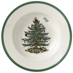 Spode Christmas Tree mit Rand Suppenteller 23 cm (Set von 4)