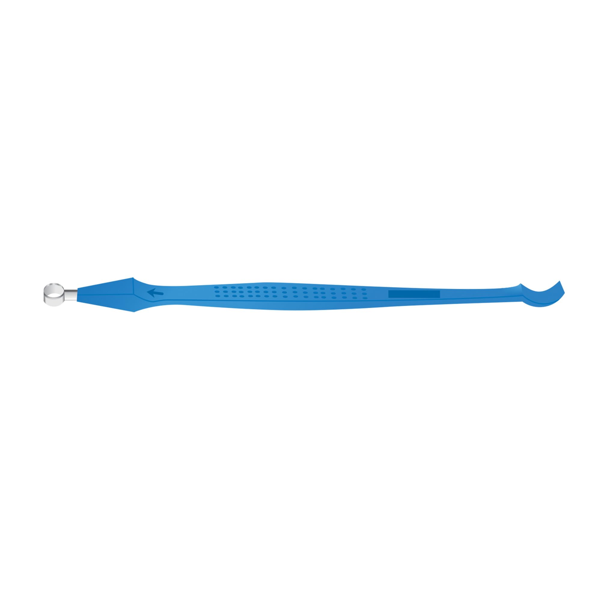 GIMA - Curette dermatologique avec raclette, stérile, jetable, diamètre 7 mm, paquet de 10, 22566
