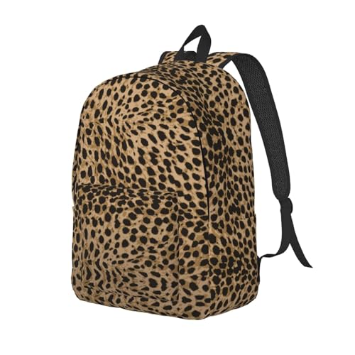 Leopard Animal Texture Print Backpack 15.7 Inch Laptop Backpack Travel Hiking Daypack Multipurpose Bookbag For Men Women2