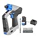 Dremel Blueprint 12V 3 en 1 Atornillador/Taladro Sin Cable y Escobillas Kit con Detector, Nível Láser Extraible, 9x Puntas de Atornillar, 1x Broca Multimaterial, Nivel de Burbuja