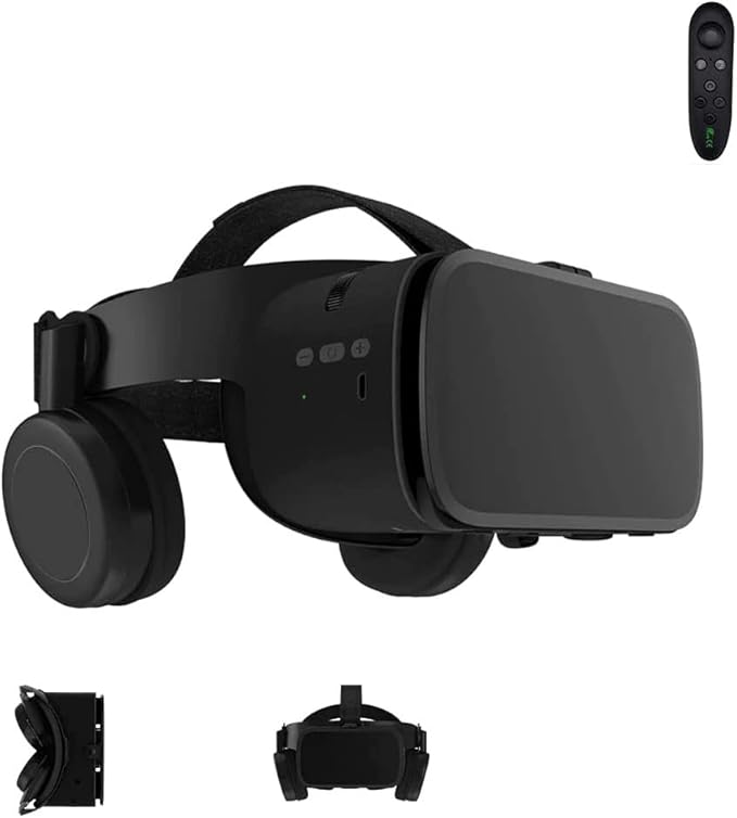 3D Glasses VR Headset Google Cardboard Virtual Reality Glasses Wireless VR Helme...