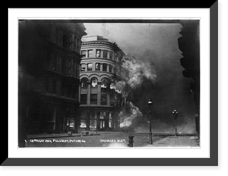 Historic Framed Print, Crossley Bldg., 17-7/8" x 21-7/8"