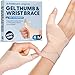 Dr. Frederick's Original Waterproof Wrist & Thumb Brace - 4 Pieces - Spica Splint for Thumb Arthritis - Skier's Thumb - De Quervain's - Medium