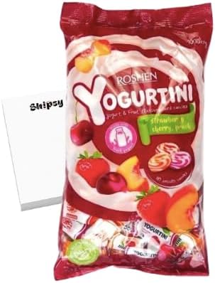 CUKIERKI KARMELKI YOGURTINI ROSHEN 1 kg + Shipsy Block