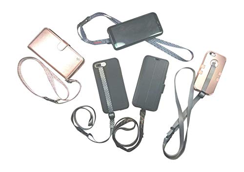 Foneleash Phone Lanyard 3-In-1 Neck Wrist And Hand Strap Tether (Shady Of Gray) #TOP5