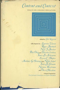 Content and context: essays on college education