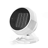 [CALEFACCIÓN RÁPIDA]: Equipado con los últimos elementos calefactores cerámicos PTC, que se pueden calentar en unos segundos, con mayor eficiencia y mayor vida útil. A medida que la temperatura interior sigue aumentando, también puede reducir automáticamente la potencia de entrada para lograr efectos de ahorro de energía.