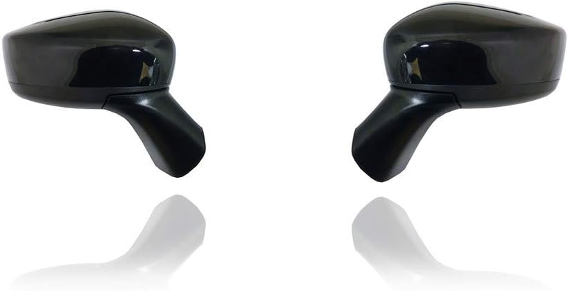 Door Mirror - Pacific Best Inc. Compatible/Replacement for 15-19 Nissan Versa Note-S/S Plus/SL/SV - Non-Heated, Without Side View Camera,With Cover, Primed - Left Hand - Driver - 963029MB0A