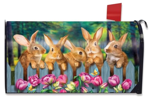 Briarwood Lane Garden Bunnies Spring Mailbox Cover