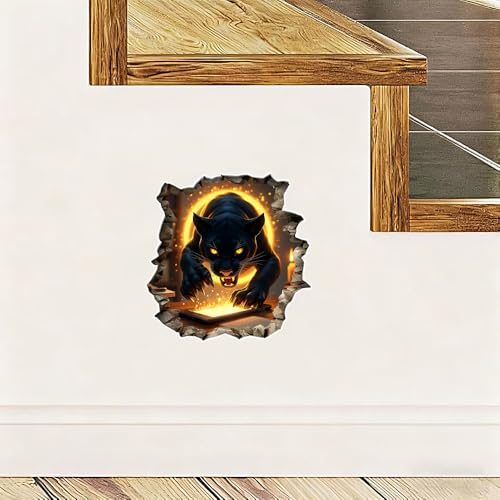 Vinilos Decorativos Panther 3D Impermeables 2 Unidades miniatura 6