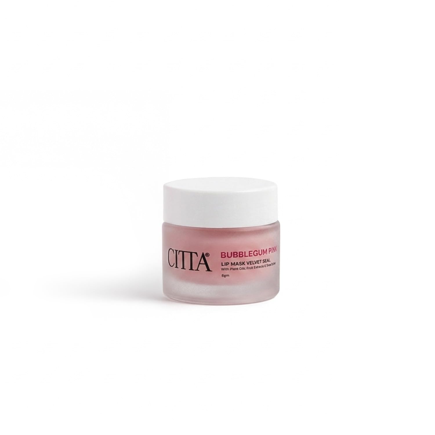 CITTA Bubblegum Pink Lip Mask Velvet Seal 8g | 4 Fruit Extracts | Antioxidant | Non-Sticky | Overnight Lip Treatment-image-13