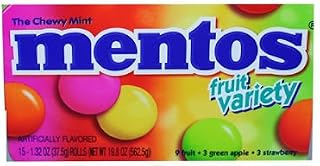 Fruit Variety - 1.32oz rolls - 15 ct. (pack of 6)