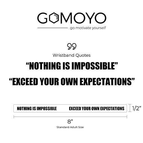 Image of Nothing is Impossible, Exceed Your Own Expectations Motivational Silicone Wristbands, Rubberband Bracelets for Fitness, Workouts, Exercise, Basketball, Lifting, Team Sports