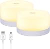 S SELDORAUK Baby Night Lights for Nursery, Portable Dimmable Touch Lamp, Type-C Rechargeable for Kids and Adult, Breastfeeding, Sleep Aid, Bedside Soft Eye Caring Warm 2pack